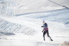 19.06.2024, Tignes, France (FRA): Lucas Chanavat (FRA) - Cross-Country summer training, Tignes (FRA). www.nordicfocus.com. © Authamayou/NordicFocus. Every downloaded picture is fee-liable.