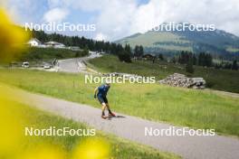 09.07.2024, Lavaze, Italy (ITA): Cyril Faehndrich (SUI) - Cross-Country summer training, Lavaze (ITA). www.nordicfocus.com. © Vanzetta/NordicFocus. Every downloaded picture is fee-liable.