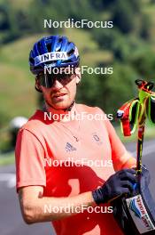 15.08.2024, Ulrichen, Switzerland (SUI): Albert Kuchler (GER) - Cross-Country summer training, Ulrichen (SUI). www.nordicfocus.com. © Manzoni/NordicFocus. Every downloaded picture is fee-liable.