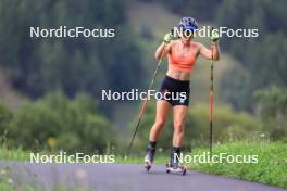 15.08.2024, Ulrichen, Switzerland (SUI): Katharina Hennig (GER) - Cross-Country summer training, Ulrichen (SUI). www.nordicfocus.com. © Manzoni/NordicFocus. Every downloaded picture is fee-liable.