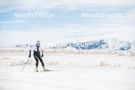 18.06.2024, Tignes, France (FRA): Léna Quintin (FRA) - Cross-Country summer training, Tignes (FRA). www.nordicfocus.com. © Authamayou/NordicFocus. Every downloaded picture is fee-liable.