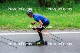 21.06.2024, Les Diablerets, Switzerland (SUI): Fabrizio Albasini (SUI) - Cross-Country summer training, Les Diablerets (SUI). www.nordicfocus.com. © Manzoni/NordicFocus. Every downloaded picture is fee-liable.