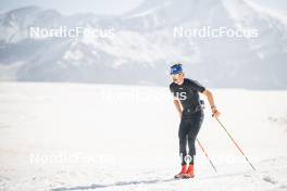 19.06.2024, Tignes, France (FRA): Hugo Lapalus (FRA) - Cross-Country summer training, Tignes (FRA). www.nordicfocus.com. © Authamayou/NordicFocus. Every downloaded picture is fee-liable.