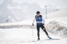 19.06.2024, Tignes, France (FRA): Jules Lapierre (FRA) - Cross-Country summer training, Tignes (FRA). www.nordicfocus.com. © Authamayou/NordicFocus. Every downloaded picture is fee-liable.