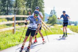 14.08.2024, Ulrichen, Switzerland (SUI): Lucas Boegl (GER) - Cross-Country summer training, Ulrichen (SUI). www.nordicfocus.com. © Manzoni/NordicFocus. Every downloaded picture is fee-liable.