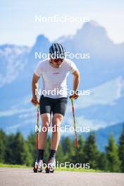 08.08.2024, Lavaze, Italy (ITA): Lucas Boegl (GER) - Cross-Country summer training, Lavaze (ITA). www.nordicfocus.com. © Vanzetta/NordicFocus. Every downloaded picture is fee-liable.