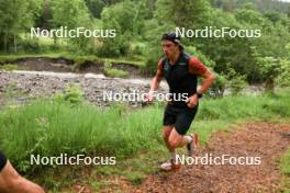 21.06.2024, Les Diablerets, Switzerland (SUI): Janik Riebli (SUI) - Cross-Country summer training, Les Diablerets (SUI). www.nordicfocus.com. © Manzoni/NordicFocus. Every downloaded picture is fee-liable.