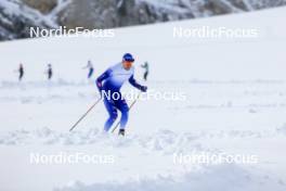 14.10.2024, Ramsau am Dachstein, Austria (AUT): Francesco De Fabiani (ITA) - Cross-Country summer training, Dachsteinglacier, Ramsau am Dachstein (AUT). www.nordicfocus.com. © Manzoni/NordicFocus. Every downloaded picture is fee-liable.