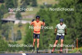 14.08.2024, Ulrichen, Switzerland (SUI): Albert Kuchler (GER) - Cross-Country summer training, Ulrichen (SUI). www.nordicfocus.com. © Manzoni/NordicFocus. Every downloaded picture is fee-liable.