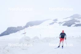 22.06.2024, Les Diablerets, Switzerland (SUI): Antonin Savary (SUI) - Cross-Country summer training on the Glacier 3000, Les Diablerets (SUI). www.nordicfocus.com. © Manzoni/NordicFocus. Every downloaded picture is fee-liable.