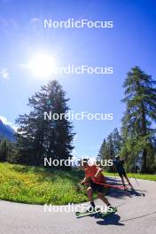 04.06.2024, Lenzerheide, Switzerland (SUI): Fabrizio Albasini (SUI) - Cross-Country training, Lenzerheide (SUI). www.nordicfocus.com. © Manzoni/NordicFocus. Every downloaded picture is fee-liable.