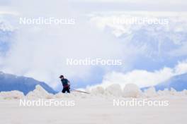 22.06.2024, Les Diablerets, Switzerland (SUI): Jonas Baumann (SUI) - Cross-Country summer training on the Glacier 3000, Les Diablerets (SUI). www.nordicfocus.com. © Manzoni/NordicFocus. Every downloaded picture is fee-liable.