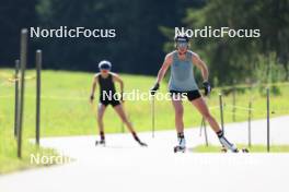 18.07.2024, Lenzerheide, Switzerland (SUI): Lea Fischer (SUI) - Cross-Country summer training, Lenzerheide (SUI). www.nordicfocus.com. © Manzoni/NordicFocus. Every downloaded picture is fee-liable.