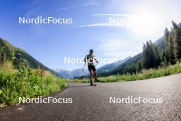 15.08.2024, Ulrichen, Switzerland (SUI): Lucas Boegl (GER) - Cross-Country summer training, Ulrichen (SUI). www.nordicfocus.com. © Manzoni/NordicFocus. Every downloaded picture is fee-liable.