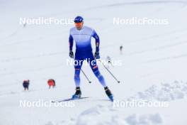 14.10.2024, Ramsau am Dachstein, Austria (AUT): Francesco De Fabiani (ITA) - Cross-Country summer training, Dachsteinglacier, Ramsau am Dachstein (AUT). www.nordicfocus.com. © Manzoni/NordicFocus. Every downloaded picture is fee-liable.