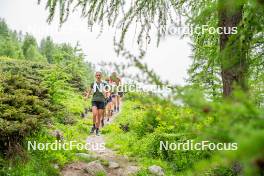 19.06.2024, Tignes, France (FRA): Delphine Claudel (FRA) - Cross-Country summer training, Tignes (FRA). www.nordicfocus.com. © Authamayou/NordicFocus. Every downloaded picture is fee-liable.