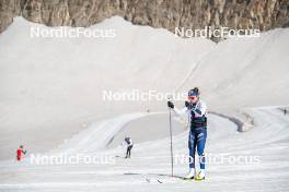 19.06.2024, Tignes, France (FRA): Léna Quintin (FRA) - Cross-Country summer training, Tignes (FRA). www.nordicfocus.com. © Authamayou/NordicFocus. Every downloaded picture is fee-liable.