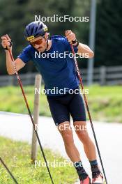 10.09.2024, Lenzerheide, Switzerland (SUI): Jonas Baumann (SUI) - Cross-Country training, Lenzerheide (SUI). www.nordicfocus.com. © Manzoni/NordicFocus. Every downloaded picture is fee-liable.