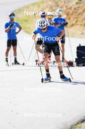 23.07.2024, Premanon, France (FRA): Theo Schely (FRA) - Cross-Country summer training, Premanon (FRA). www.nordicfocus.com. © Manzoni/NordicFocus. Every downloaded picture is fee-liable.