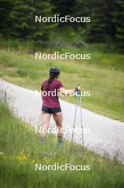 09.07.2024, Lavaze, Italy (ITA): Nicole Monsorno (ITA) - Cross-Country summer training, Lavaze (ITA). www.nordicfocus.com. © Vanzetta/NordicFocus. Every downloaded picture is fee-liable.