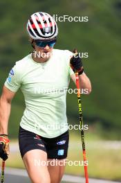 14.08.2024, Ulrichen, Switzerland (SUI): Victoria Carl (GER) - Cross-Country summer training, Ulrichen (SUI). www.nordicfocus.com. © Manzoni/NordicFocus. Every downloaded picture is fee-liable.