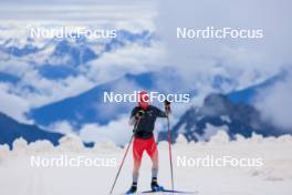 22.06.2024, Les Diablerets, Switzerland (SUI): Antonin Savary (SUI) - Cross-Country summer training on the Glacier 3000, Les Diablerets (SUI). www.nordicfocus.com. © Manzoni/NordicFocus. Every downloaded picture is fee-liable.