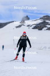 22.06.2024, Les Diablerets, Switzerland (SUI): Celine Zeller (SUI) - Cross-Country summer training on the Glacier 3000, Les Diablerets (SUI). www.nordicfocus.com. © Manzoni/NordicFocus. Every downloaded picture is fee-liable.