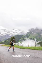 21.06.2024, Les Diablerets, Switzerland (SUI): Valerio Grond (SUI) - Cross-Country summer training, Les Diablerets (SUI). www.nordicfocus.com. © Manzoni/NordicFocus. Every downloaded picture is fee-liable.