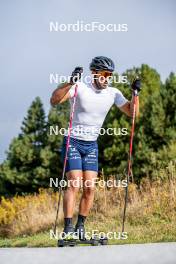 21.09.2024, Font-Romeu, France (FRA): Richard Jouve (FRA) - Cross-Country summer training, Font-Romeu (FRA). www.nordicfocus.com. © Authamayou/NordicFocus. Every downloaded picture is fee-liable.