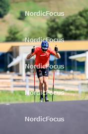 15.08.2024, Ulrichen, Switzerland (SUI): Albert Kuchler (GER) - Cross-Country summer training, Ulrichen (SUI). www.nordicfocus.com. © Manzoni/NordicFocus. Every downloaded picture is fee-liable.