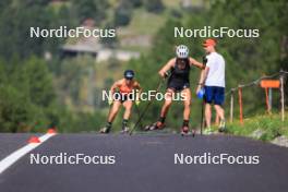 15.08.2024, Ulrichen, Switzerland (SUI): Pia Fink (GER) - Cross-Country summer training, Ulrichen (SUI). www.nordicfocus.com. © Manzoni/NordicFocus. Every downloaded picture is fee-liable.