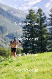 15.08.2024, Ulrichen, Switzerland (SUI): Janosch Brugger (GER) - Cross-Country summer training, Ulrichen (SUI). www.nordicfocus.com. © Manzoni/NordicFocus. Every downloaded picture is fee-liable.