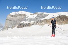 19.06.2024, Tignes, France (FRA): Jules Chappaz (FRA) - Cross-Country summer training, Tignes (FRA). www.nordicfocus.com. © Authamayou/NordicFocus. Every downloaded picture is fee-liable.