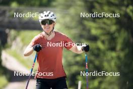 09.07.2024, Lavaze, Italy (ITA): Nadine Faehndrich (SUI) - Cross-Country summer training, Lavaze (ITA). www.nordicfocus.com. © Vanzetta/NordicFocus. Every downloaded picture is fee-liable.