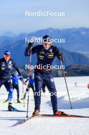 14.10.2024, Ramsau am Dachstein, Austria (AUT): Elia Barp (ITA) - Cross-Country summer training, Dachsteinglacier, Ramsau am Dachstein (AUT). www.nordicfocus.com. © Manzoni/NordicFocus. Every downloaded picture is fee-liable.