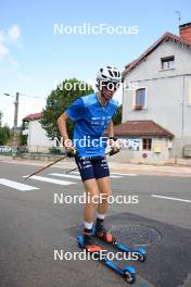 24.07.2024, Premanon, France (FRA): Charly Deuffic (FRA) - Cross-Country summer training, Premanon (FRA). www.nordicfocus.com. © Manzoni/NordicFocus. Every downloaded picture is fee-liable.