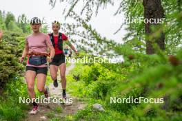 19.06.2024, Tignes, France (FRA): Juliette Ducordeau (FRA) - Cross-Country summer training, Tignes (FRA). www.nordicfocus.com. © Authamayou/NordicFocus. Every downloaded picture is fee-liable.