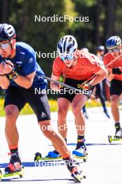 04.06.2024, Lenzerheide, Switzerland (SUI): Antonin Savary (SUI) - Cross-Country training, Lenzerheide (SUI). www.nordicfocus.com. © Manzoni/NordicFocus. Every downloaded picture is fee-liable.