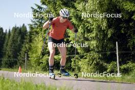 09.07.2024, Lavaze, Italy (ITA): Nadine Faehndrich (SUI) - Cross-Country summer training, Lavaze (ITA). www.nordicfocus.com. © Vanzetta/NordicFocus. Every downloaded picture is fee-liable.