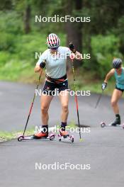 15.08.2024, Ulrichen, Switzerland (SUI): Victoria Carl (GER) - Cross-Country summer training, Ulrichen (SUI). www.nordicfocus.com. © Manzoni/NordicFocus. Every downloaded picture is fee-liable.