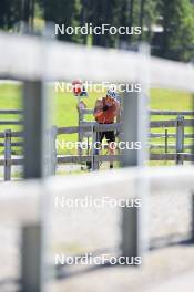 06.08.2024, Lenzerheide, Switzerland (SUI): Janik Riebli (SUI) - Cross-Country summer training, Lenzerheide (SUI). www.nordicfocus.com. © Manzoni/NordicFocus. Every downloaded picture is fee-liable.