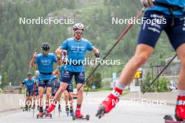 19.06.2024, Tignes, France (FRA): Renaud Jay (FRA) - Cross-Country summer training, Tignes (FRA). www.nordicfocus.com. © Authamayou/NordicFocus. Every downloaded picture is fee-liable.