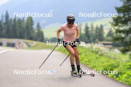 15.08.2024, Ulrichen, Switzerland (SUI): Katherine Sauerbrey (GER) - Cross-Country summer training, Ulrichen (SUI). www.nordicfocus.com. © Manzoni/NordicFocus. Every downloaded picture is fee-liable.