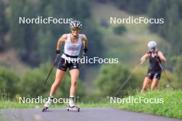 15.08.2024, Ulrichen, Switzerland (SUI): Lena Keck (GER) - Cross-Country summer training, Ulrichen (SUI). www.nordicfocus.com. © Manzoni/NordicFocus. Every downloaded picture is fee-liable.