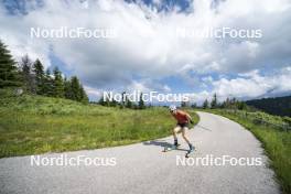 09.07.2024, Lavaze, Italy (ITA): Nadine Faehndrich (SUI) - Cross-Country summer training, Lavaze (ITA). www.nordicfocus.com. © Vanzetta/NordicFocus. Every downloaded picture is fee-liable.