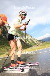 14.08.2024, Ulrichen, Switzerland (SUI): Victoria Carl (GER) - Cross-Country summer training, Ulrichen (SUI). www.nordicfocus.com. © Manzoni/NordicFocus. Every downloaded picture is fee-liable.