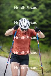 09.07.2024, Lavaze, Italy (ITA): Nadine Faehndrich (SUI) - Cross-Country summer training, Lavaze (ITA). www.nordicfocus.com. © Vanzetta/NordicFocus. Every downloaded picture is fee-liable.