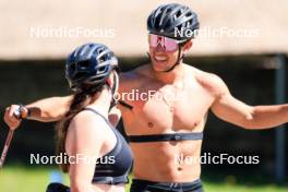 06.08.2024, Lenzerheide, Switzerland (SUI): Roman Schaad (SUI) - Cross-Country summer training, Lenzerheide (SUI). www.nordicfocus.com. © Manzoni/NordicFocus. Every downloaded picture is fee-liable.