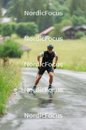 21.06.2024, Les Diablerets, Switzerland (SUI): Valerio Grond (SUI) - Cross-Country summer training, Les Diablerets (SUI). www.nordicfocus.com. © Manzoni/NordicFocus. Every downloaded picture is fee-liable.