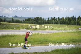 09.07.2024, Lavaze, Italy (ITA): Nadine Faehndrich (SUI) - Cross-Country summer training, Lavaze (ITA). www.nordicfocus.com. © Vanzetta/NordicFocus. Every downloaded picture is fee-liable.